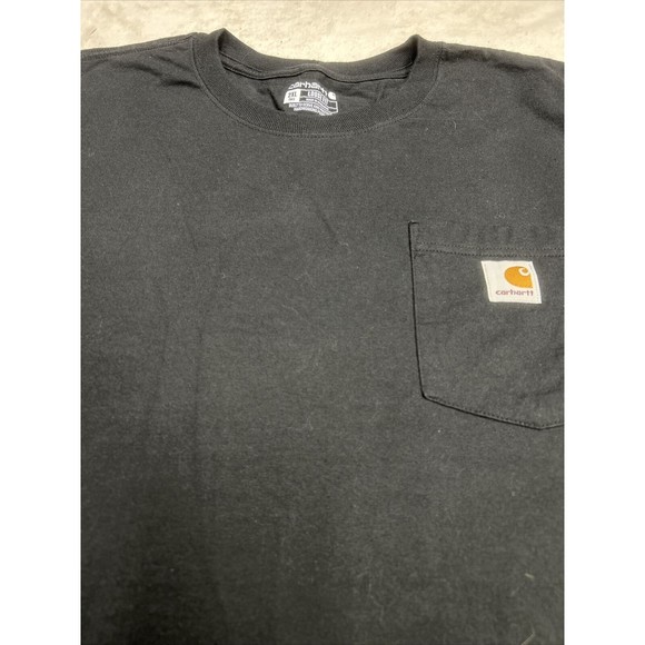 Carhartt T-Shirt Loose Fit Heavy Weight Short Sleeve Pocket Tee K87 Size 2XL - Picture 2 of 7